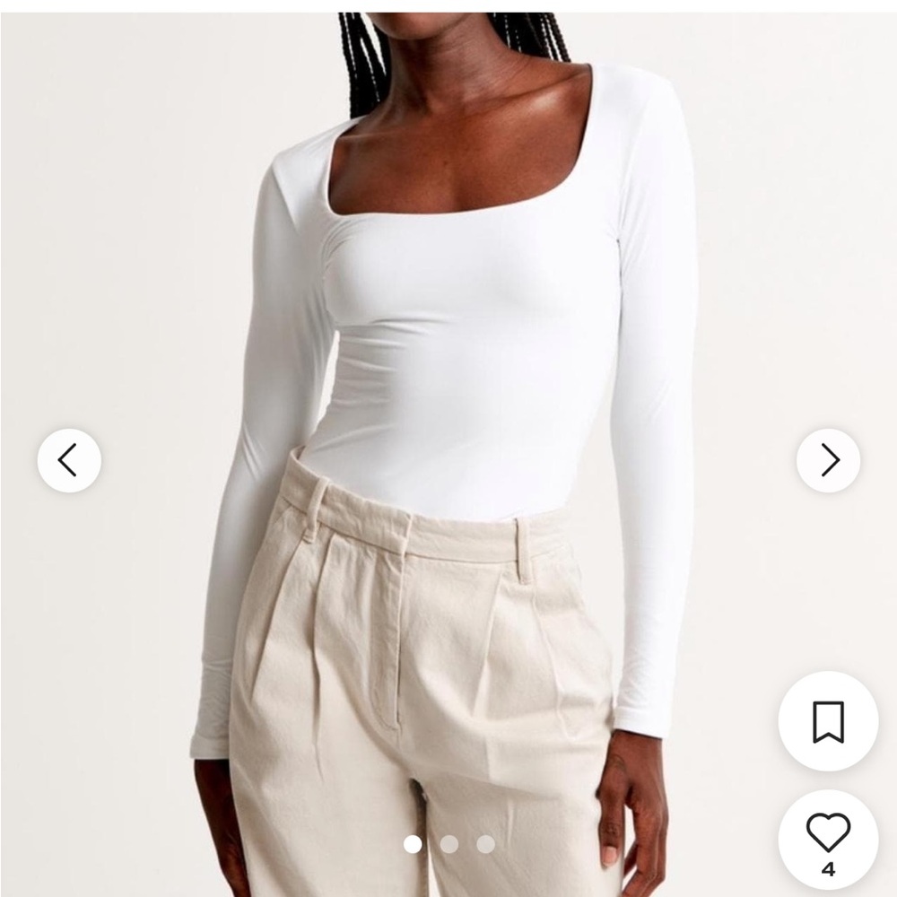 Long sleeve Abercrombie soft matte seamless shirt